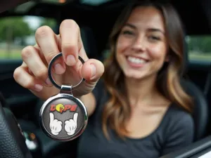Designer Keychain Ring Luxury Edition
